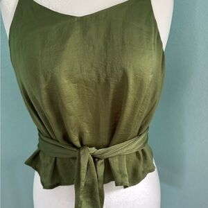 FAVLUX Green Camisole Top with Soft Fabric
